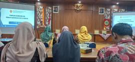 Carik Kalurahan Ponjong Hadiri Forum Komunikasi Pemutakhiran Data SINKAL